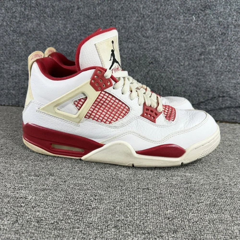 Jordan Air Jordan 4 Retro Alternate 89 Shoes Mens 10.5 White Sneakers 308497 106